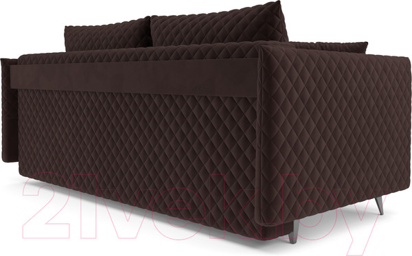 Изображение товара Диван Mebel-Ars Вашингтон (велюр шоколад HB-178 16)