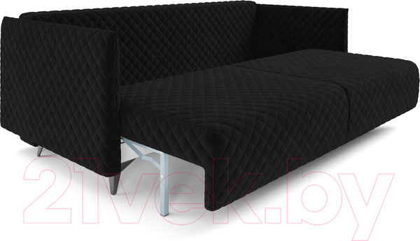 Изображение товара Диван Mebel-Ars Вашингтон (велюр черный НВ-178 17)