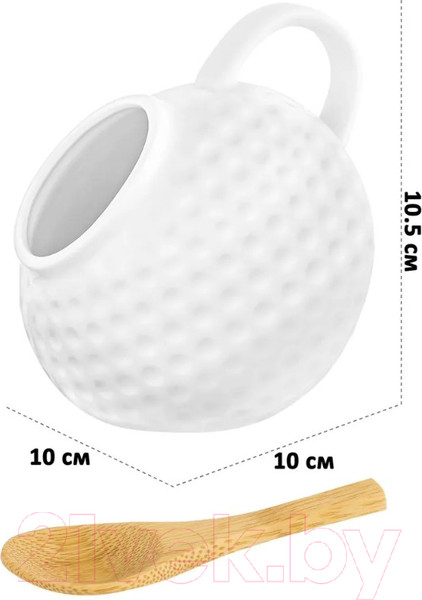 Изображение товара Набор емкостей для хранения Elan Gallery Сфера +ложки / 540394_2 (4пр)