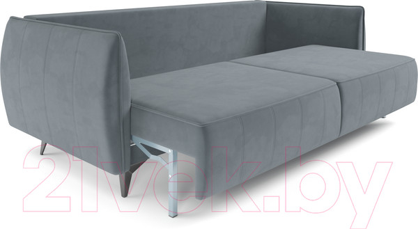 Изображение товара Диван Mebel-Ars Осло (велюр серо-синий HB-178 26)