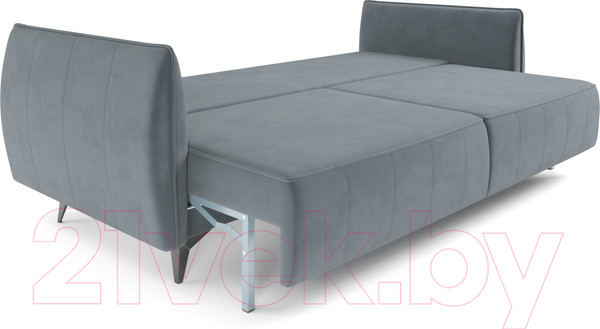 Изображение товара Диван Mebel-Ars Осло (велюр серо-синий HB-178 26)
