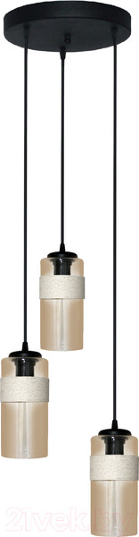 Изображение товара Потолочный светильник Элетех Эмма 231 НСБ 01-3х60-164 Е27 / 1005251639 (черный)