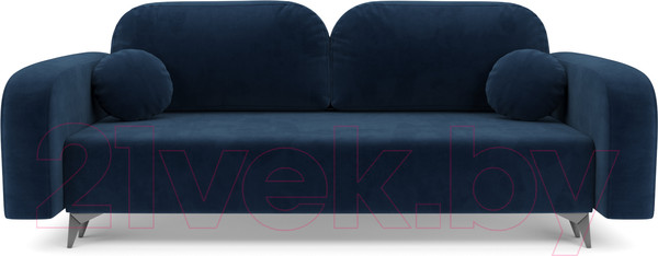 Изображение товара Диван Mebel-Ars Цюрих (велюр темно-синий Luna 034)