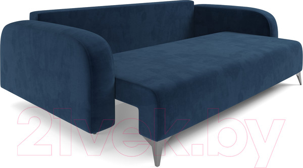 Изображение товара Диван Mebel-Ars Цюрих (велюр темно-синий Luna 034)