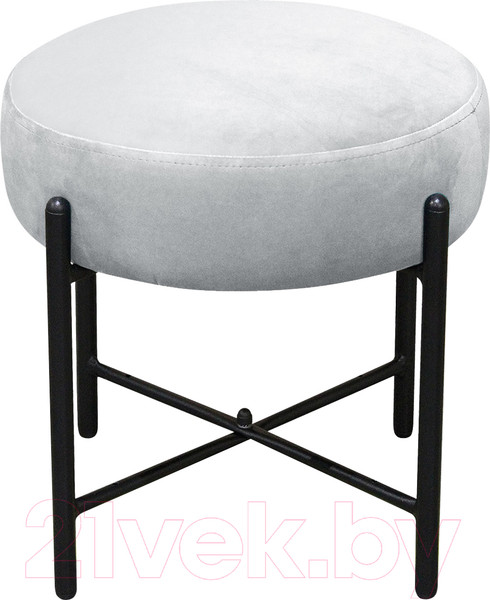 Изображение товара Пуф Sheffilton SHT-B4 (серое облако/черный муар)