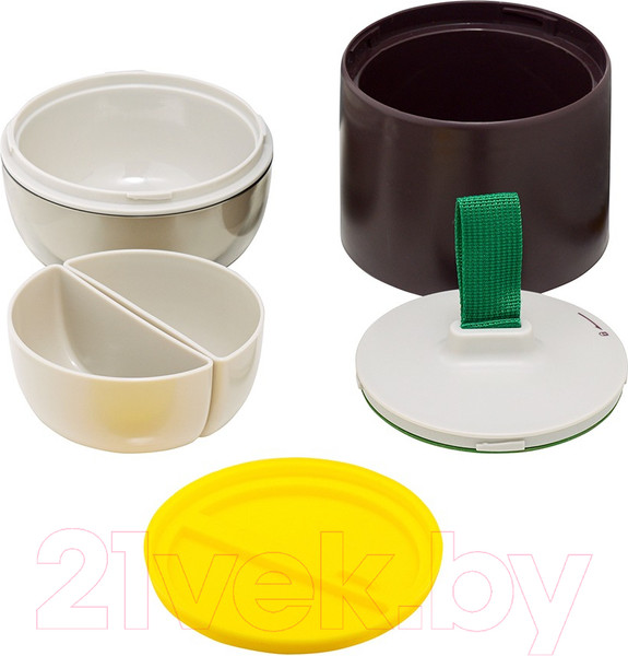 Изображение товара Ланч-бокс Smart Solutions Meals / SS-TR-ABS-PL-800 (темно-сливовый/светло-серый)