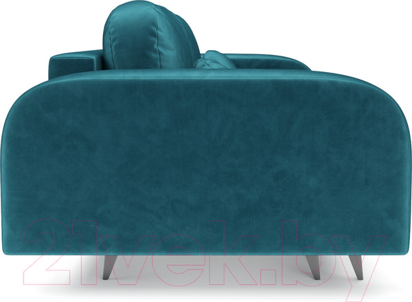 Изображение товара Диван Mebel-Ars Цюрих (бархат сине-зеленый Star Velvet 43 Black Green)