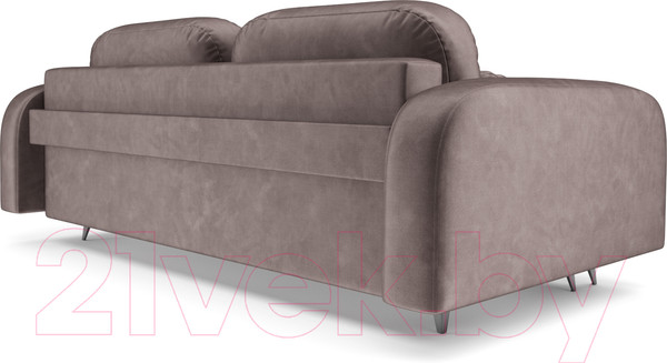 Изображение товара Диван Mebel-Ars Цюрих (бархат серо-шоколадный Star Velvet 60 Cofee)