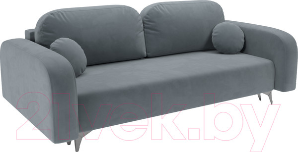 Изображение товара Диван Mebel-Ars Цюрих (велюр серо-синий HB-178 26)