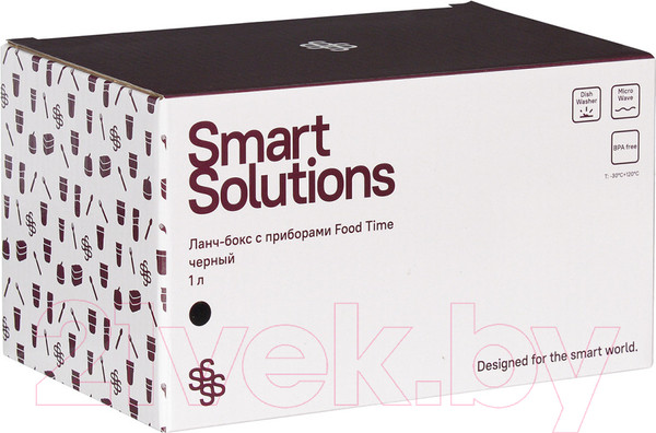 Изображение товара Набор для ланча Smart Solutions Food Time / SS-LBDL-PP-BLK-1 (черный)