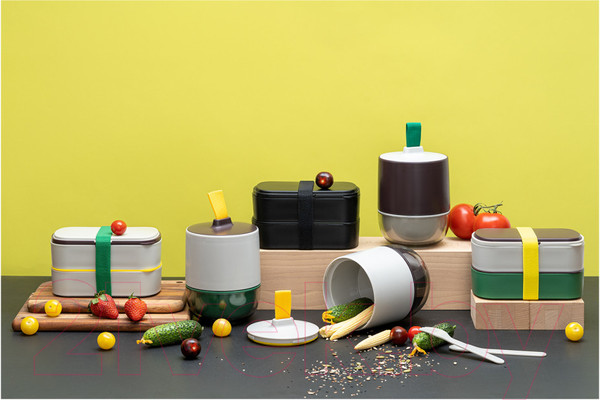 Изображение товара Набор для ланча Smart Solutions Food Time / SS-LBDL-PP-BLK-1 (черный)