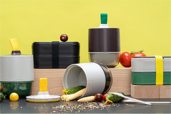 Изображение товара Набор для ланча Smart Solutions Food Time / SS-LBDL-PP-BLK-1 (черный)