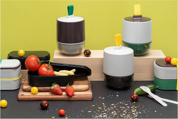 Изображение товара Набор для ланча Smart Solutions Food Time / SS-LBDL-PP-BLK-1 (черный)