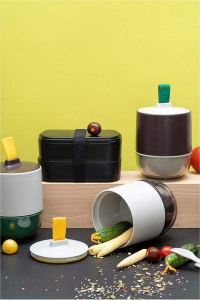 Изображение товара Набор для ланча Smart Solutions Food Time / SS-LBDL-PP-BLK-1 (черный)