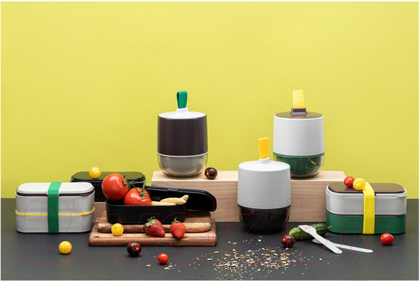Изображение товара Набор для ланча Smart Solutions Food Time / SS-LBDL-PP-BLK-1 (черный)