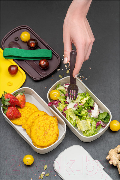 Изображение товара Набор для ланча Smart Solutions Food Time / SS-LBDL-PP-GR-1 (серый)