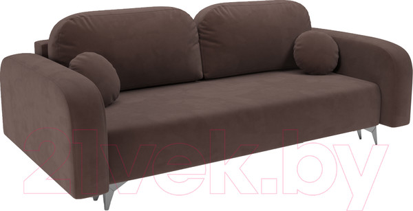 Изображение товара Диван Mebel-Ars Цюрих (велюр молочный шоколад НВ-178 13)