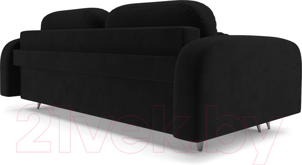 Изображение товара Диван Mebel-Ars Цюрих (велюр черный НВ-178 17)
