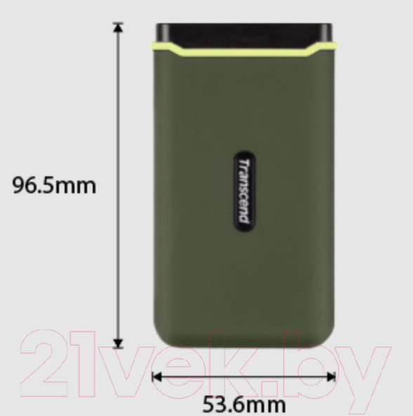 Изображение товара Внешний жесткий диск Transcend ESD380C 2TB (TS2TESD380C) (милитари зеленый)