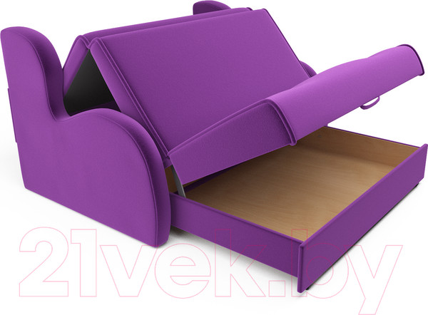 Изображение товара Диван Mebel-Ars Атлант 120 (фиолетовый)