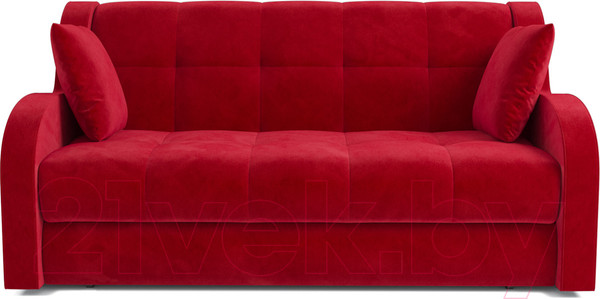 Изображение товара Диван Mebel-Ars Аккордеон Барон (красный кордрой)
