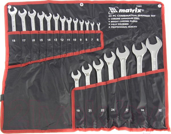 Изображение товара Набор ключей Matrix 15441