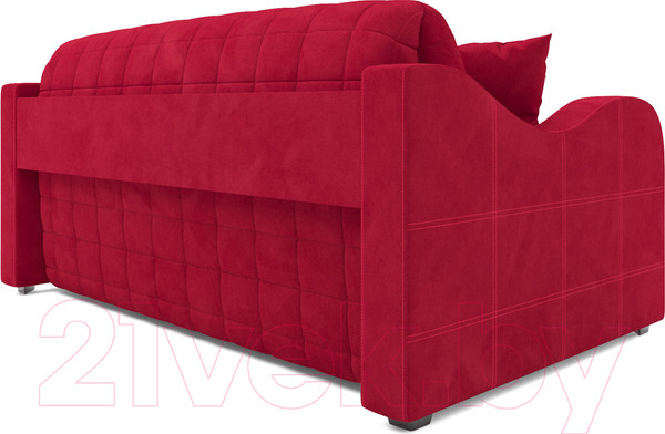 Изображение товара Диван Mebel-Ars Аккордеон Барон №4 (кордрой красный)