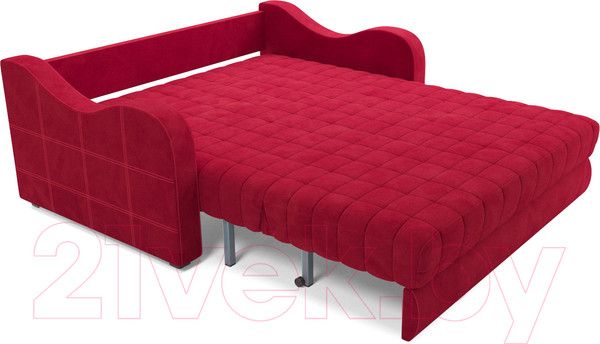 Изображение товара Диван Mebel-Ars Аккордеон Барон №4 (кордрой красный)