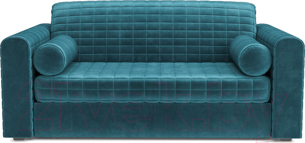 Изображение товара Диван Mebel-Ars Аккордеон Барон №5 (бархат сине-зеленый Star Velvet 43 Black Green)