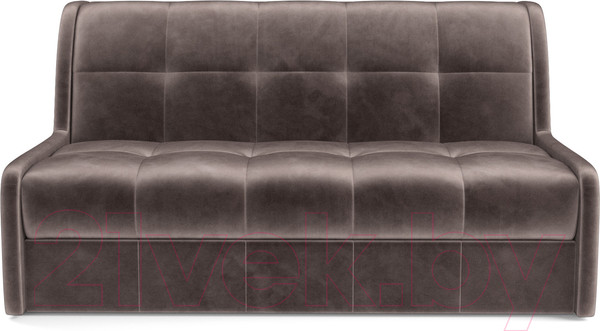 Изображение товара Диван Mebel-Ars Аккордеон Барон №6 (бархат серо-шоколадный Star Velvet 60 Coffee)