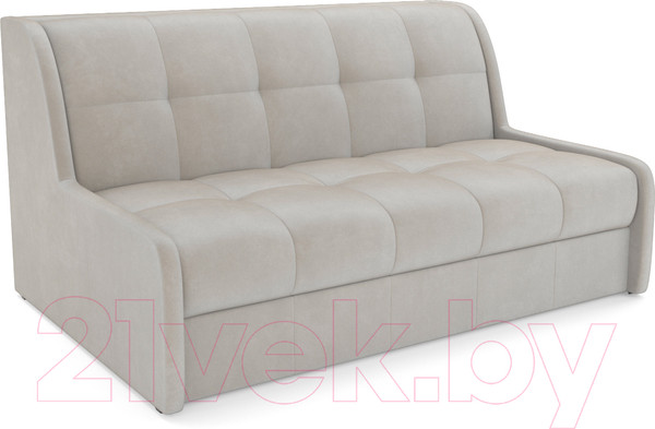 Изображение товара Диван Mebel-Ars Аккордеон Барон №6 (бархат бежевый Star Velvet 6 Light Beige)