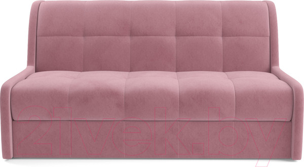 Изображение товара Диван Mebel-Ars Аккордеон Барон №6 (велюр пудра НВ-178 18)