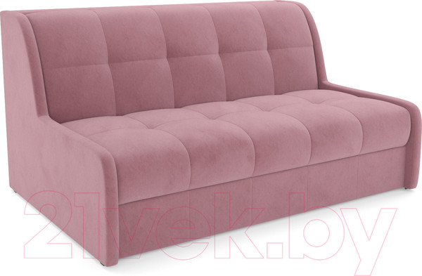 Изображение товара Диван Mebel-Ars Аккордеон Барон №6 (велюр пудра НВ-178 18)