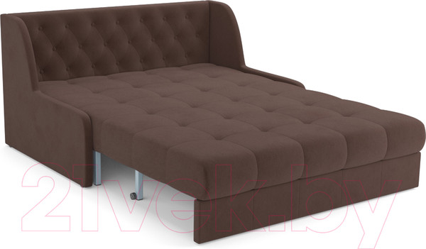 Изображение товара Диван Mebel-Ars Аккордеон Барон №6 (велюр молочный шоколад НВ-178 13)