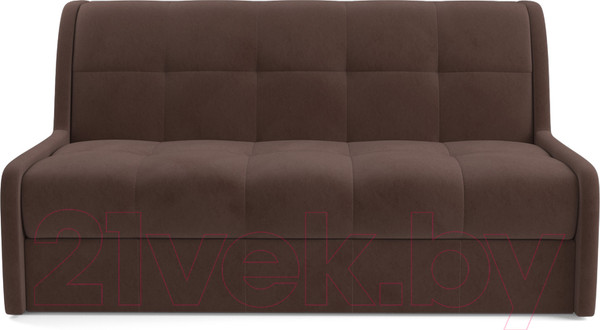 Изображение товара Диван Mebel-Ars Аккордеон Барон №6 (велюр молочный шоколад НВ-178 13)