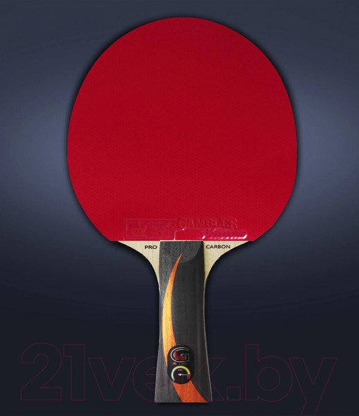 Изображение товара Ракетка для настольного тенниса Gambler X Fast Carbon X3d / GRC-17 (коническая)