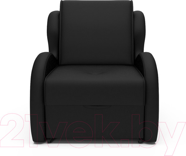 Изображение товара Кресло-кровать Mebel-Ars Атлант (черный кожзам)