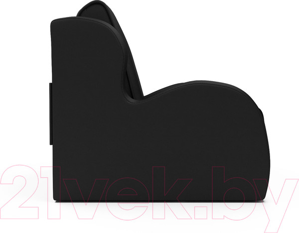 Изображение товара Кресло-кровать Mebel-Ars Атлант (черный кожзам)