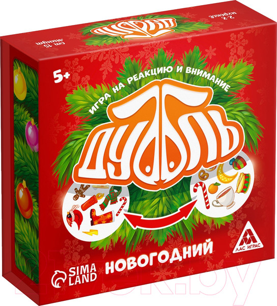 Изображение товара Настольная игра Лас Играс Дуббль. Новогодний / 1425881