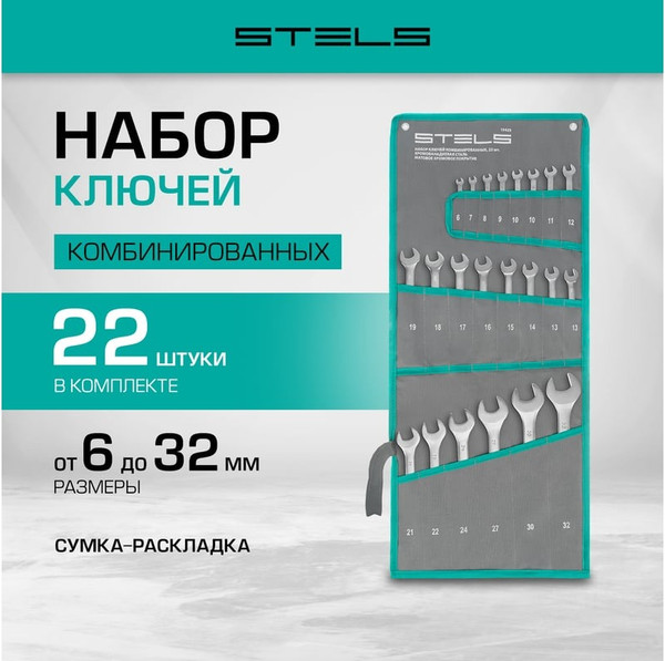 Изображение товара Набор ключей Stels 15423