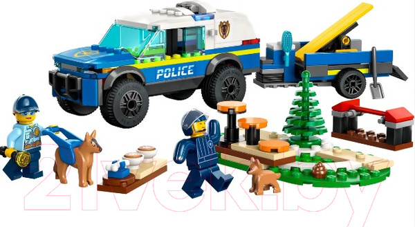 Изображение товара Конструктор Lego City Дрессировка полицейской собаки на выезде / 60369