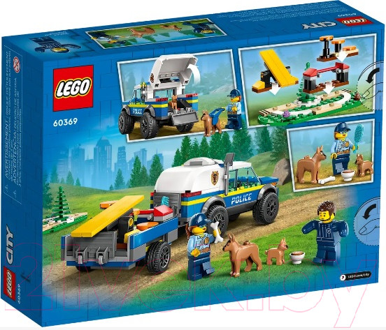 Изображение товара Конструктор Lego City Дрессировка полицейской собаки на выезде / 60369