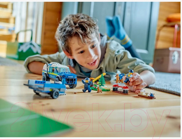 Изображение товара Конструктор Lego City Дрессировка полицейской собаки на выезде / 60369