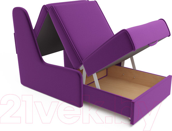 Изображение товара Кресло-кровать Mebel-Ars Аккорд №2 (фиолетовый)