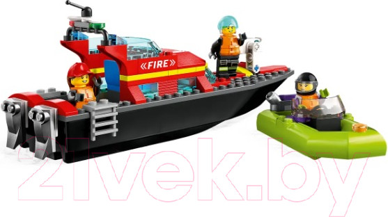 Изображение товара Конструктор Lego City Пожарная спасательная лодка / 60373