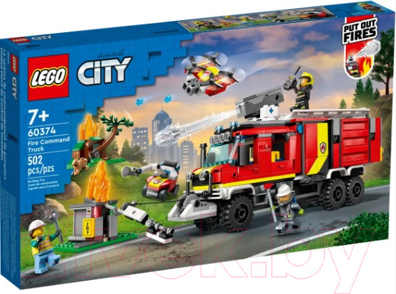 Изображение товара Конструктор Lego City Машина пожарного расчета / 60374