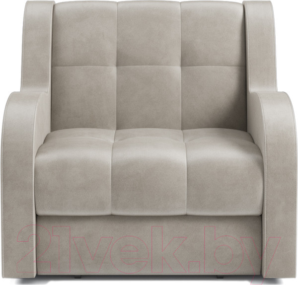 Изображение товара Кресло-кровать Mebel-Ars Аккордеон Барон (бархат бежевый Star Velvet 6 Light Beige)