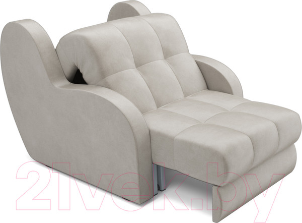 Изображение товара Кресло-кровать Mebel-Ars Аккордеон Барон (бархат бежевый Star Velvet 6 Light Beige)