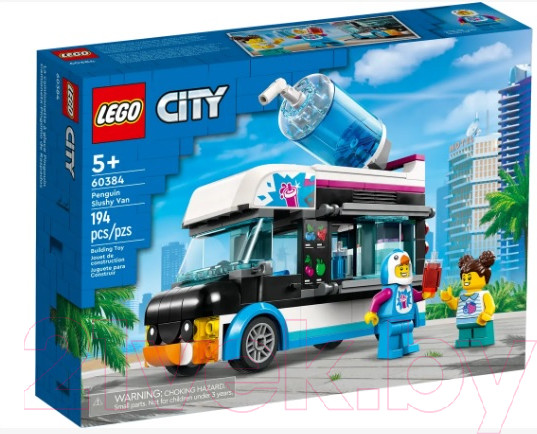 Изображение товара Конструктор Lego City Фургон для шейков Пингвин / 60384