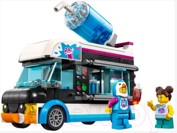 Изображение товара Конструктор Lego City Фургон для шейков Пингвин / 60384
